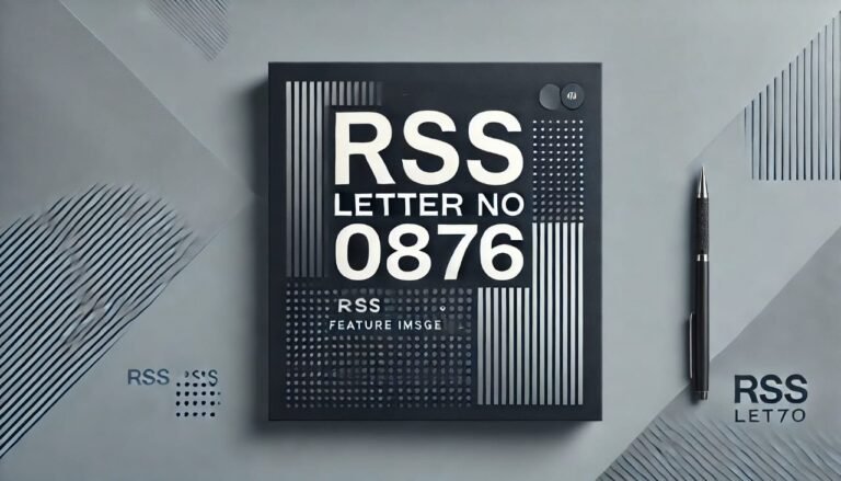 rss letter no 0876